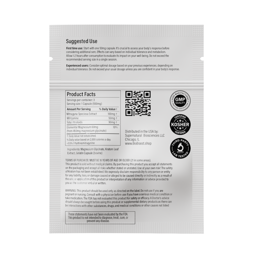 
                  
                    BioBoost Relief 50mg Mitragynine
                  
                